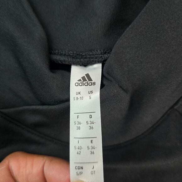 NWT Adidas aeroready mock neck running long sleeve compression black S womens - Picture 7 of 9